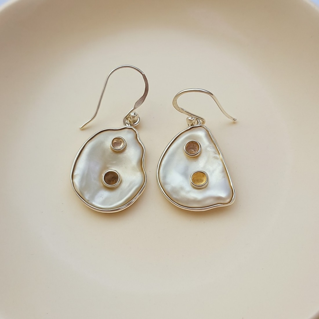 Mother of Pearl with Multi Tourmaline